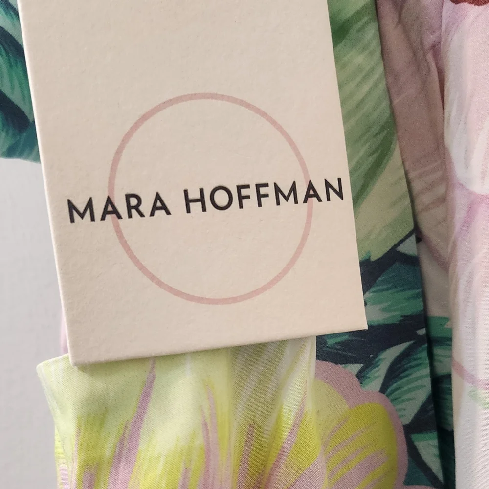 New Mara Hoffman Floral Print‎ Women's Skirt, Size 0, Rayon.
